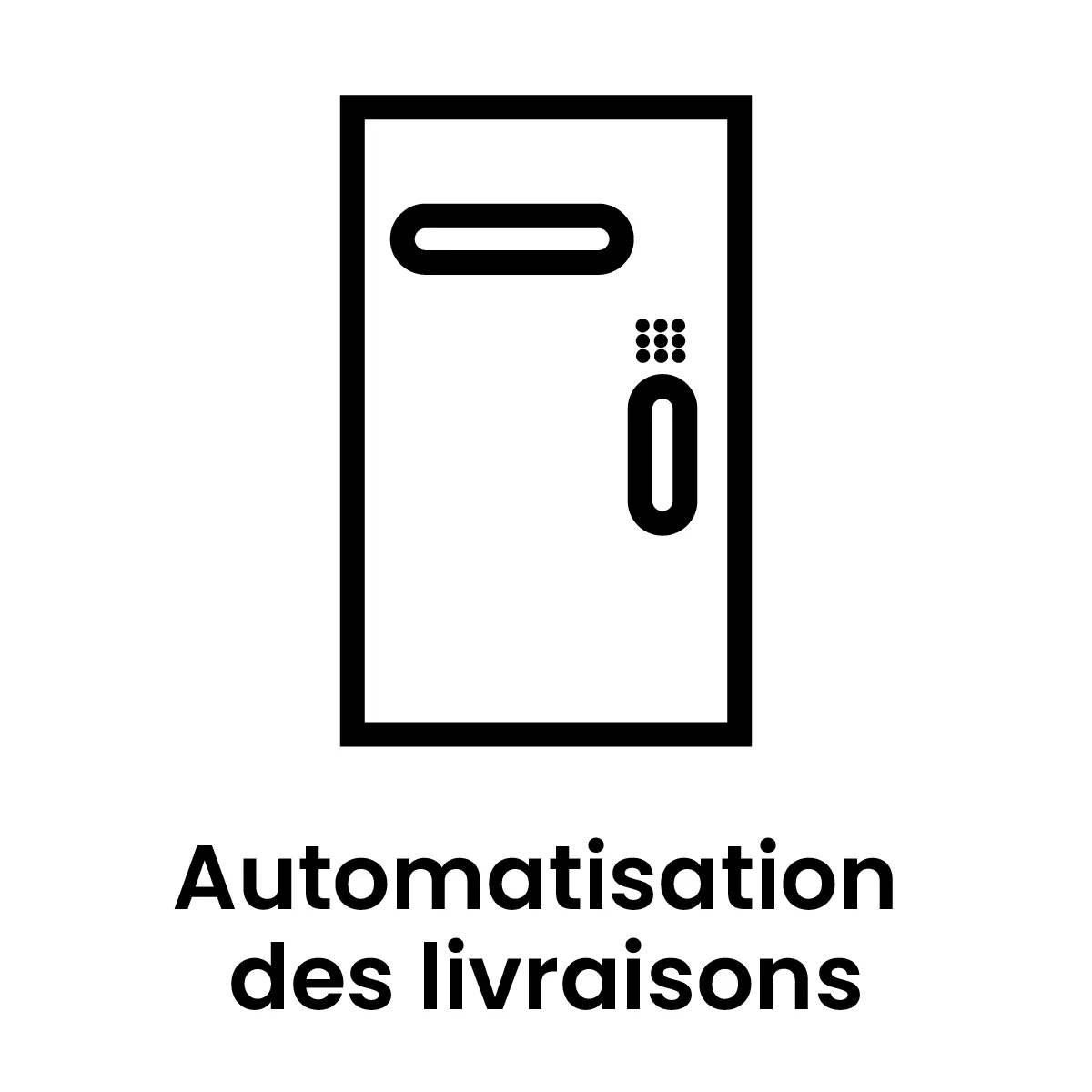 Pictogramme automatisation des livraisons 