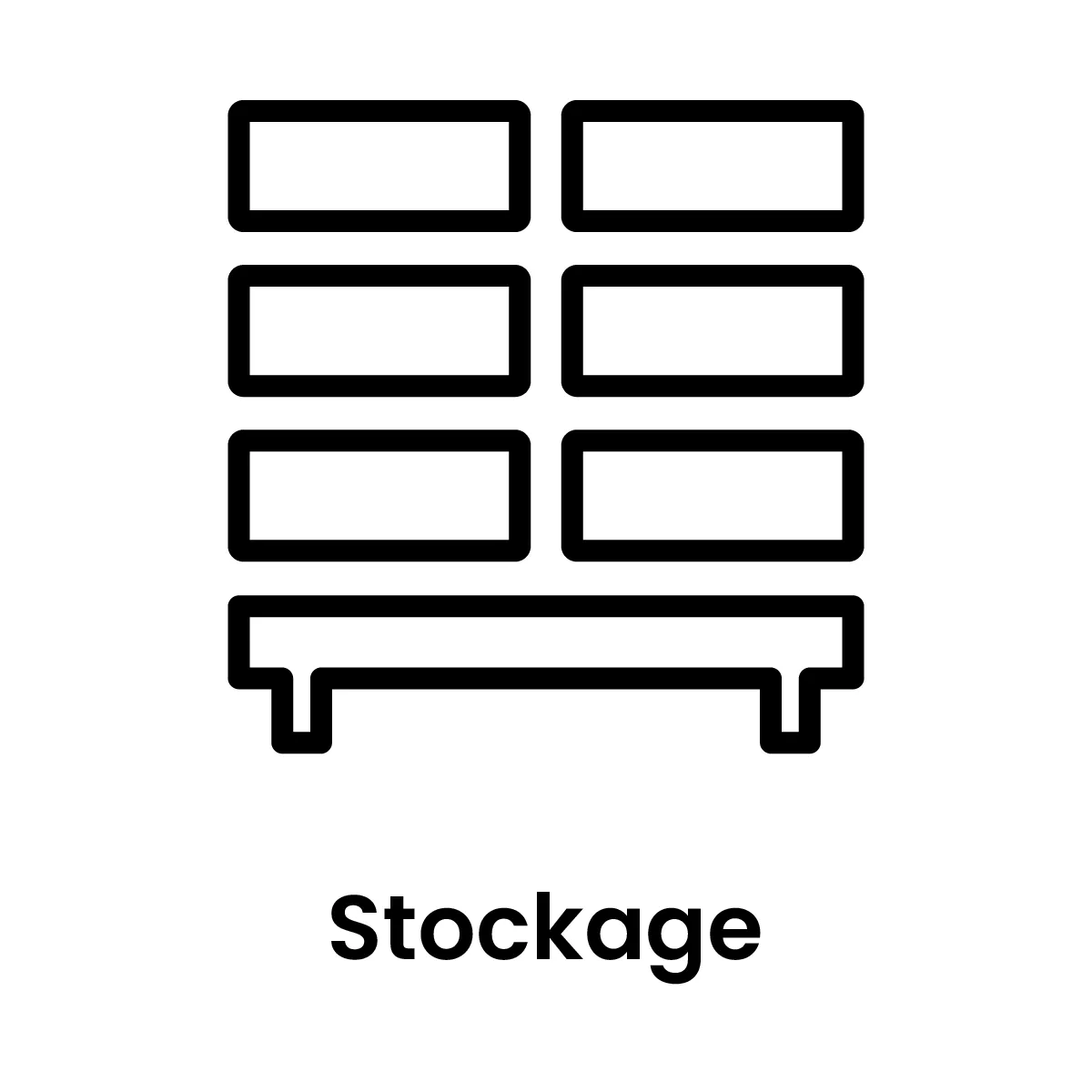 Pictogramme stockage 