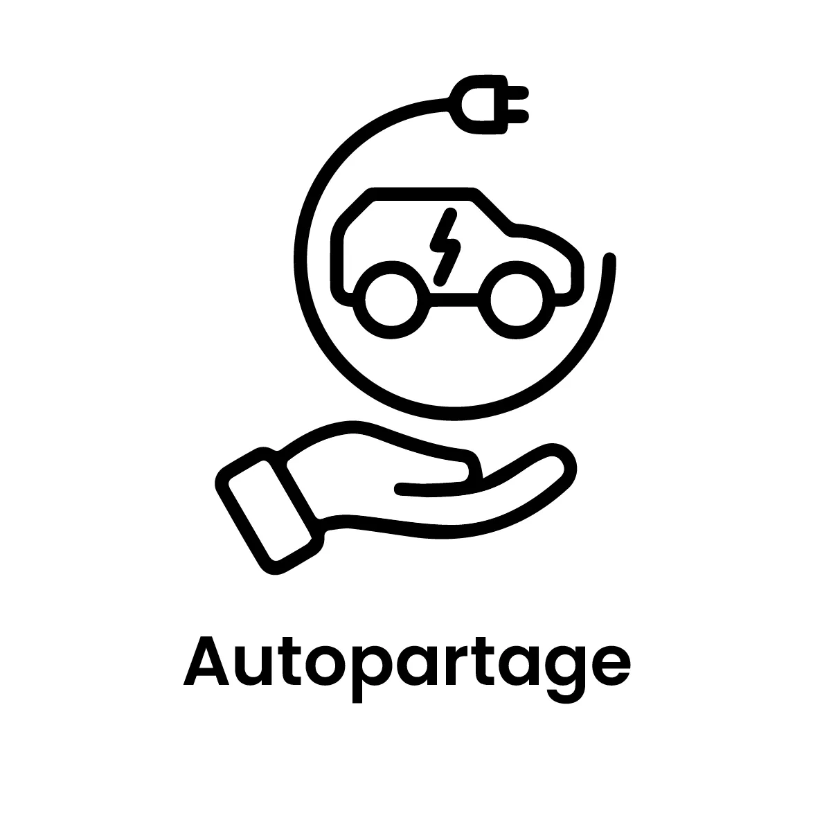 Pictogramme Autopartage 