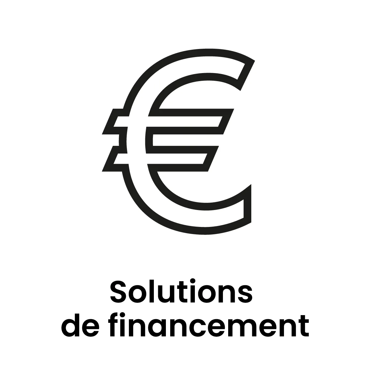 Pictogramme solutions de financement 