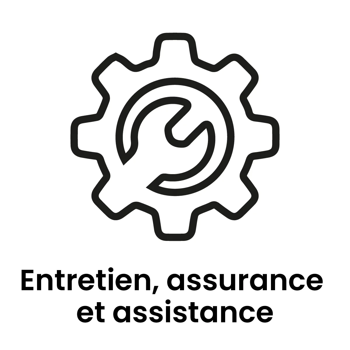 Pictogramme entretien, assurance et assistance 